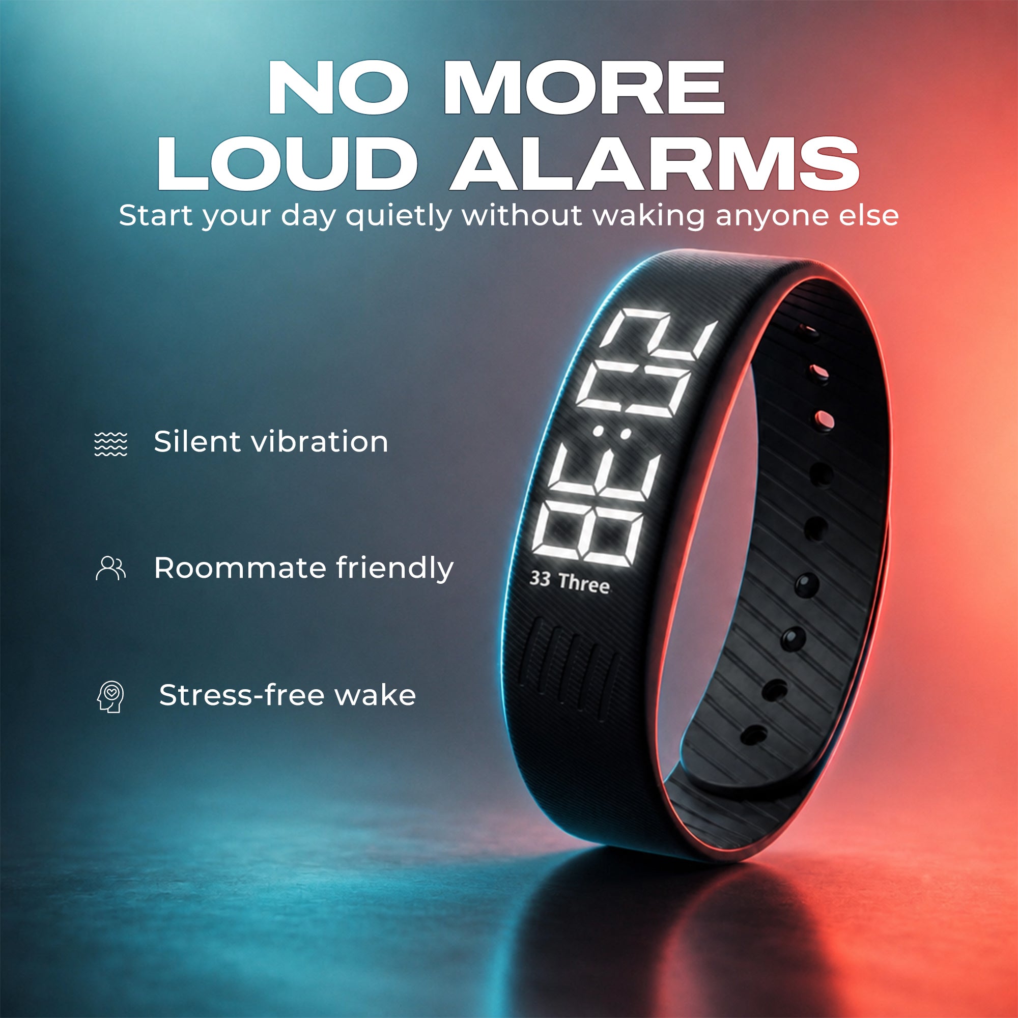 Vibrating Alarm Wristband
